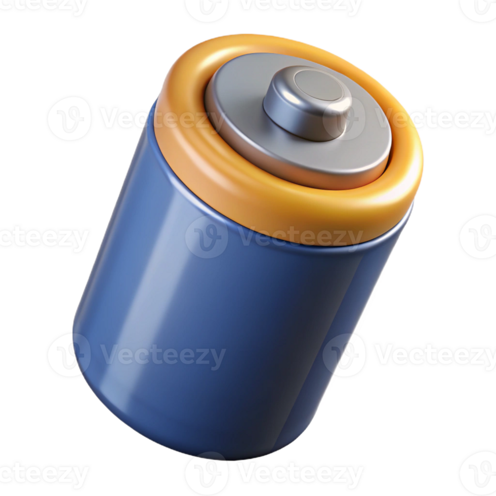 gorgeous tranquil traditional Professional render, isolated cutout, hyper-specific, single battery, AA with Transparent Background masterfully captured png