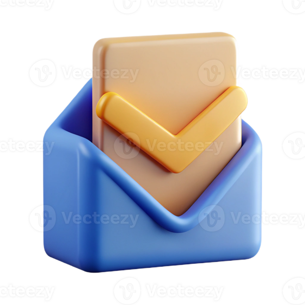 immaculate industrial A stylized, abstract email icon made of folded paper with Transparent Background gallery standard png