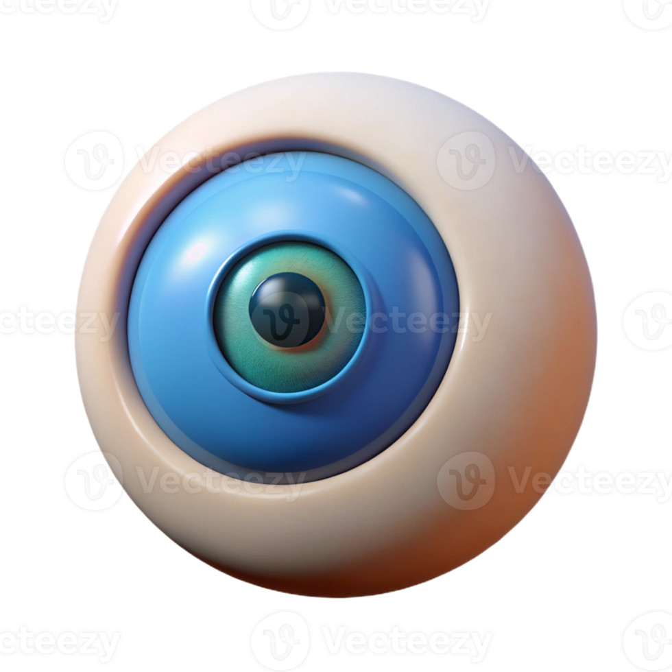 whimsical splendid Cyclops's Eye, single, Greek mythology, giant, with Transparent Background studio quality png