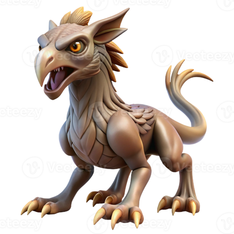 unparalleled modern Griffin's Claw, sharp, Greek mythology, hybrid creature, with Transparent Background top-tier png