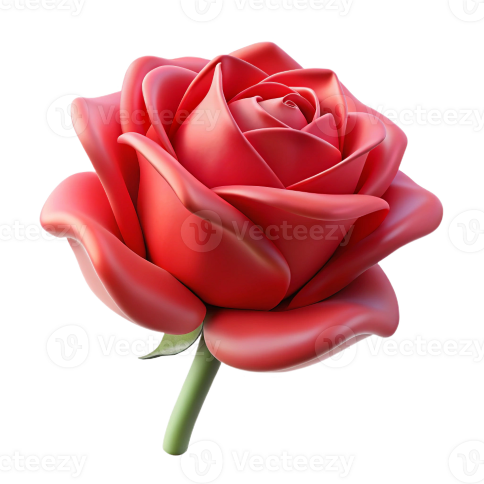 picturesque creative Concept art style, ultra-detailed, isolated cutout, professional render of a single, wilting rose petal, red with Transparent Background museum quality png
