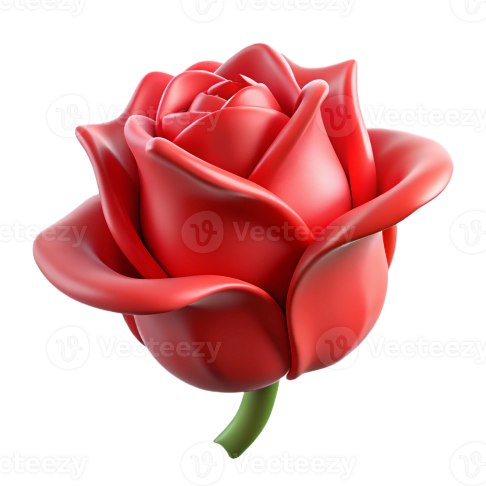 memorable classic Concept art style, ultra-detailed, isolated cutout, professional render of a single, wilting rose petal, red with Transparent Background expertly shot png