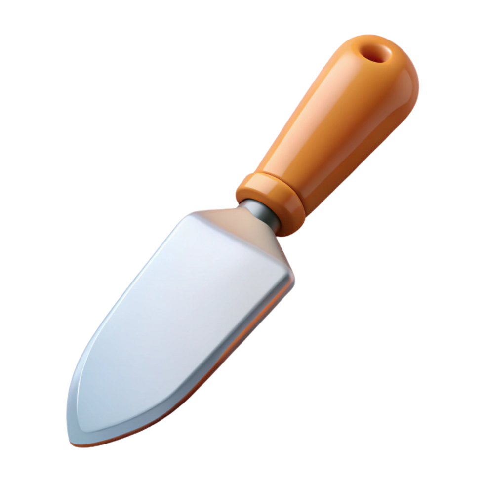 inspired contemporary Spackle knife with Transparent Background refined png