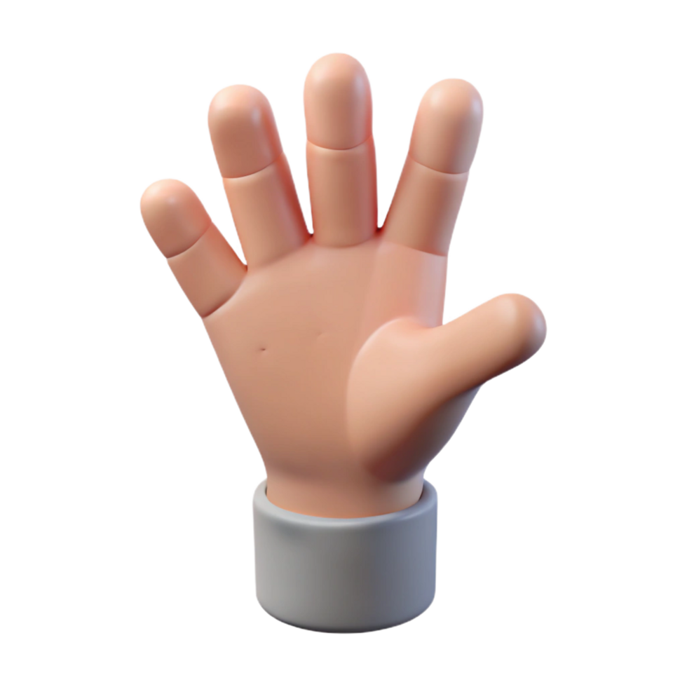 serene joyful creative A single, withered hand reaching out, with Transparent Background ultra HD png