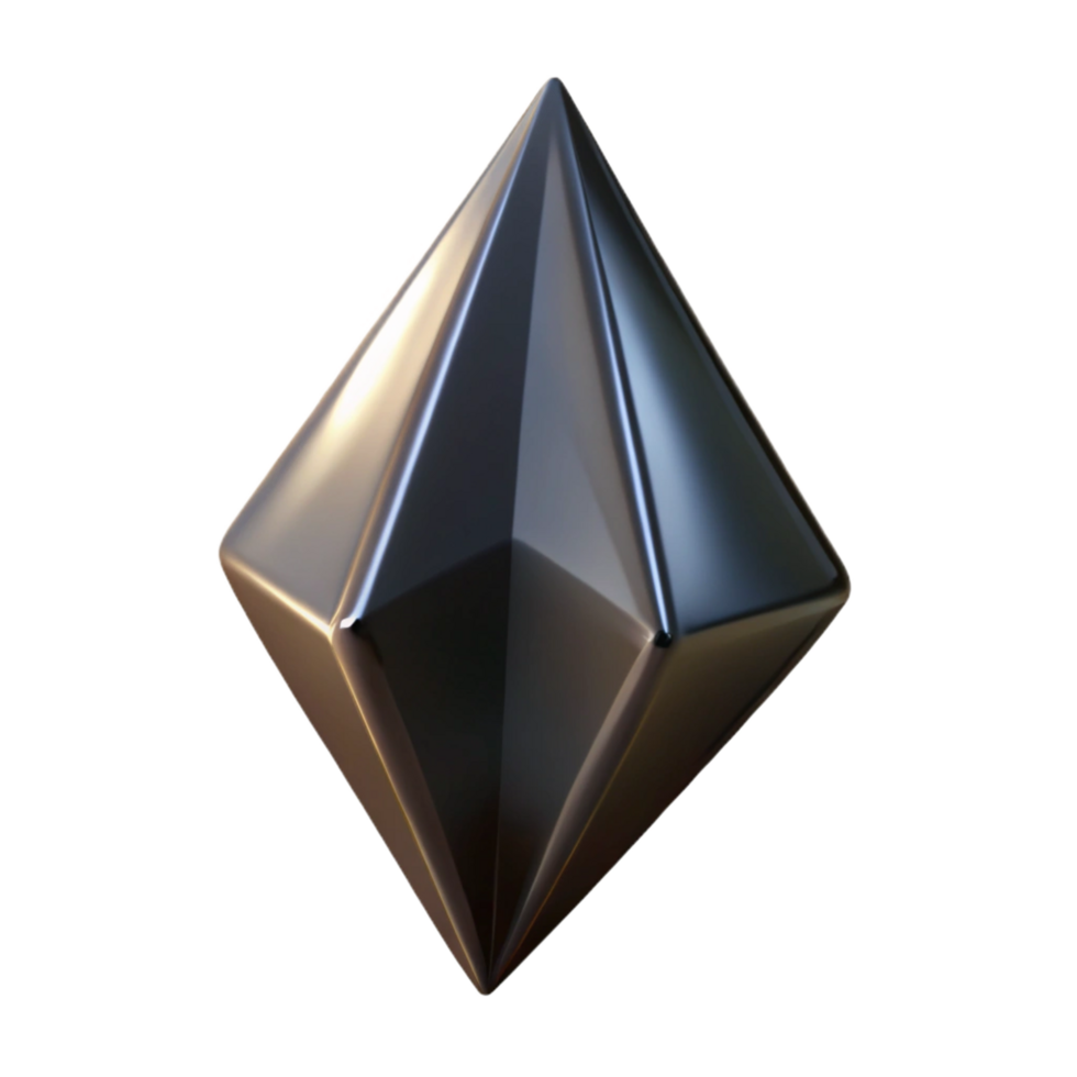 wonderful contemporary A single, pointed arrowhead made of obsidian, with Transparent Background top-tier png