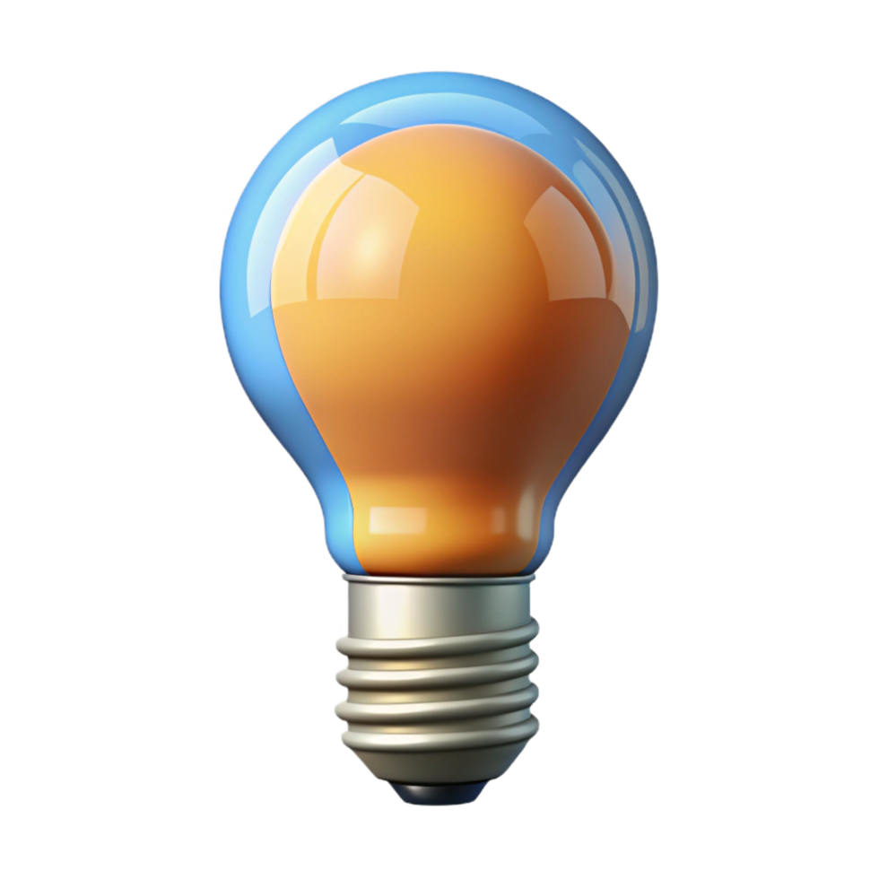 gorgeous signature Smart lightbulb with Transparent Background png