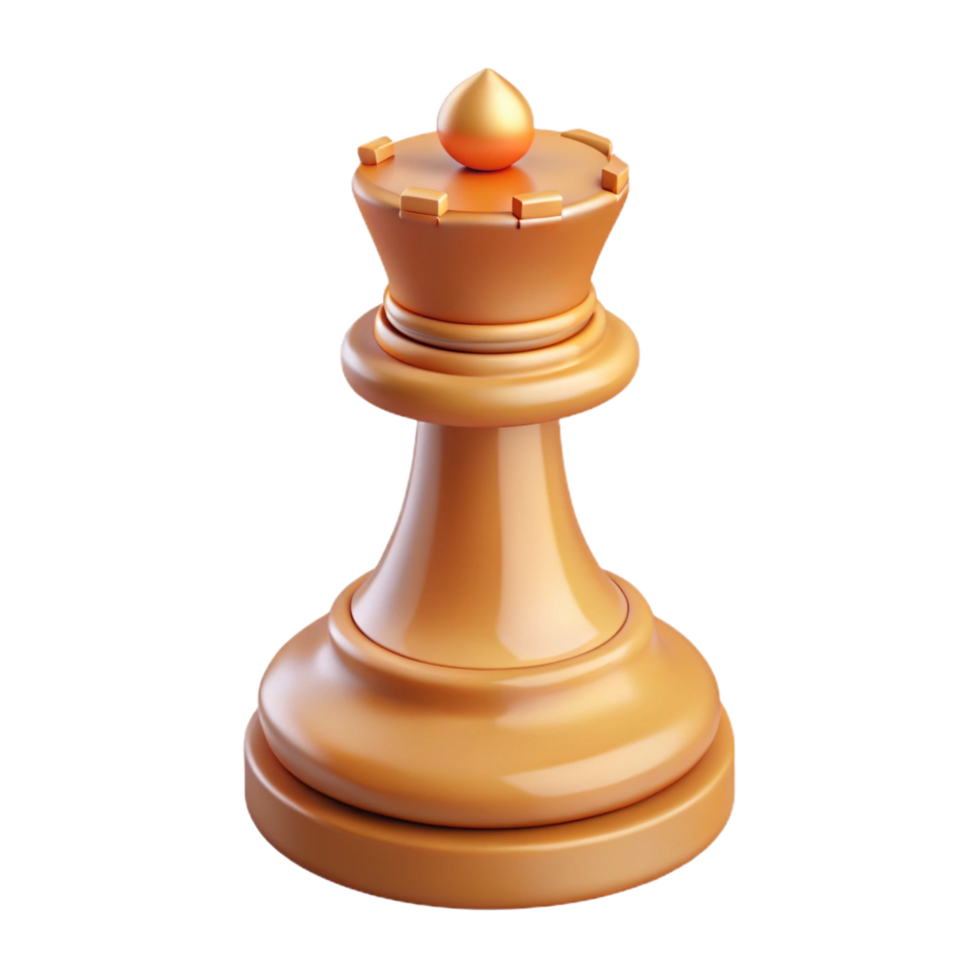 elegant baroque Hyper-specific professional render of a single chess piece King with intricate details and wood grain with Transparent Background masterfully captured png