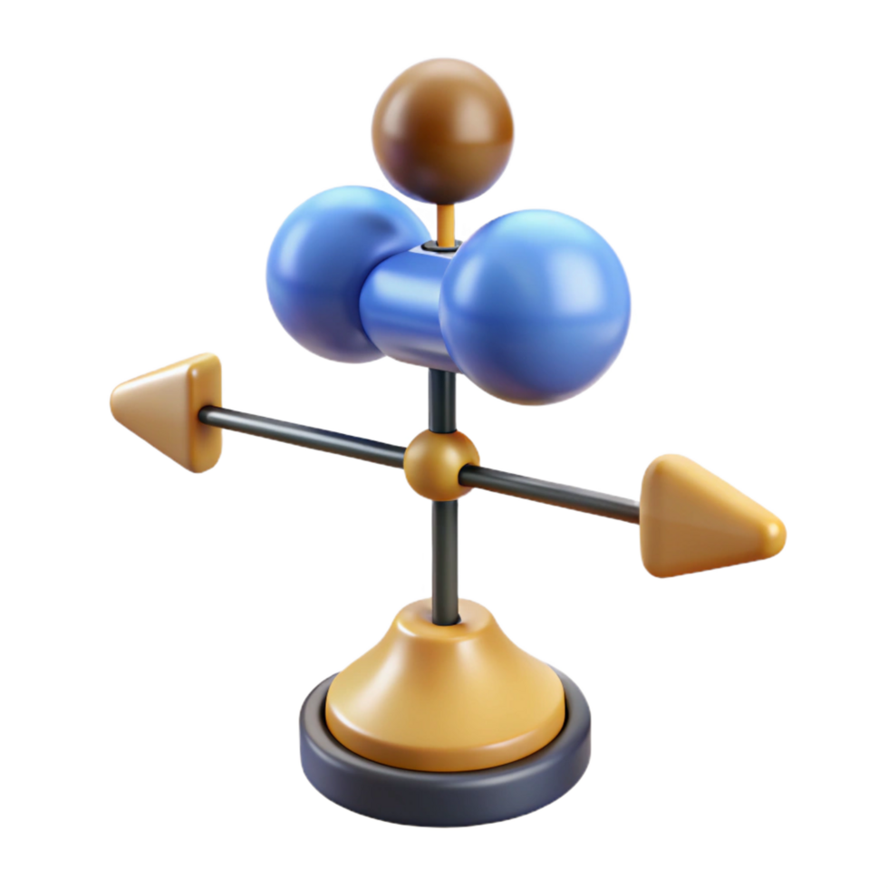 intense beautiful Traditional weather vane, with Transparent Background premium png