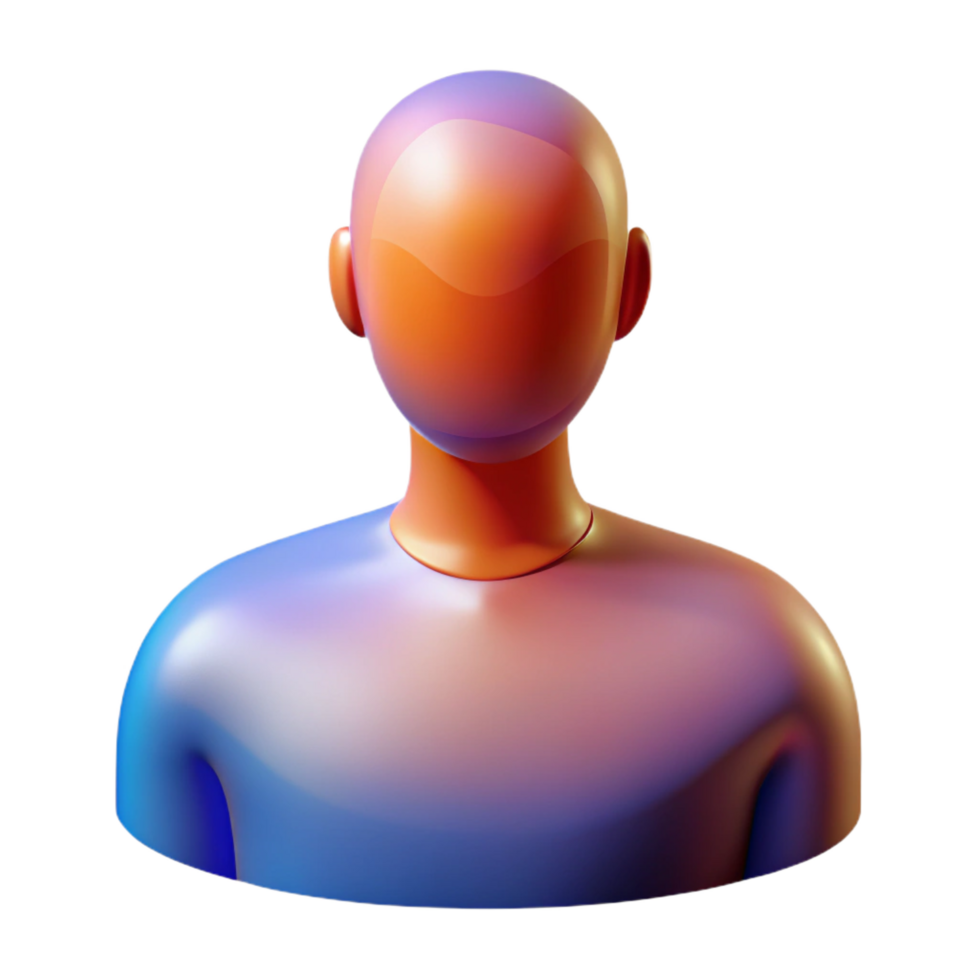 mesmerizing romantic urban Abstract human form, abstract portrait, with Transparent Background impeccable png
