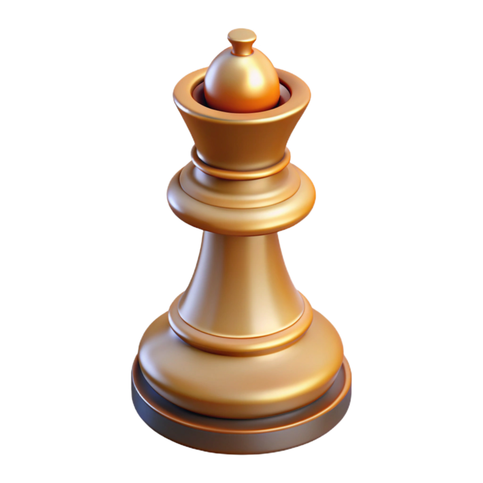 fascinating ethereal modern Hyper-specific professional render of a single chess piece King with intricate details and wood grain with Transparent Background 4K png