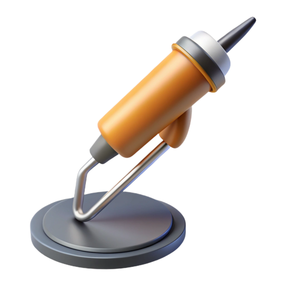 mesmerizing quintessential A soldering iron, with stand with Transparent Background png