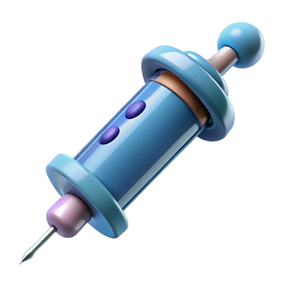 exceptional vintage Advanced medical syringe with nanobots with Transparent Background crisp png