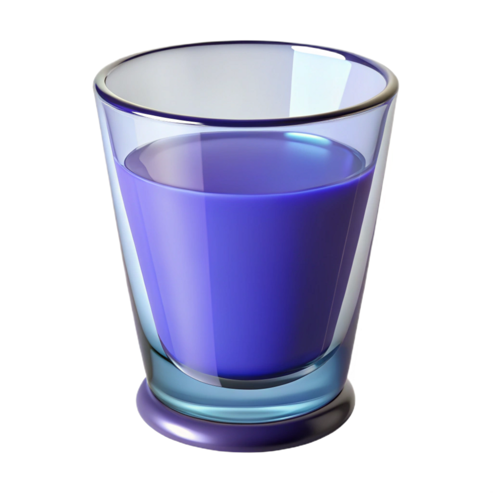 hypnotic minimalist Ultra-detailed professional render of a single drinking glass, isolated cutout with Transparent Background fine detail png