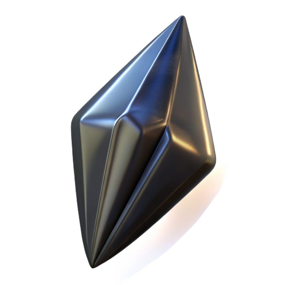 iconic rustic A single, pointed arrowhead made of obsidian, with Transparent Background masterfully captured png