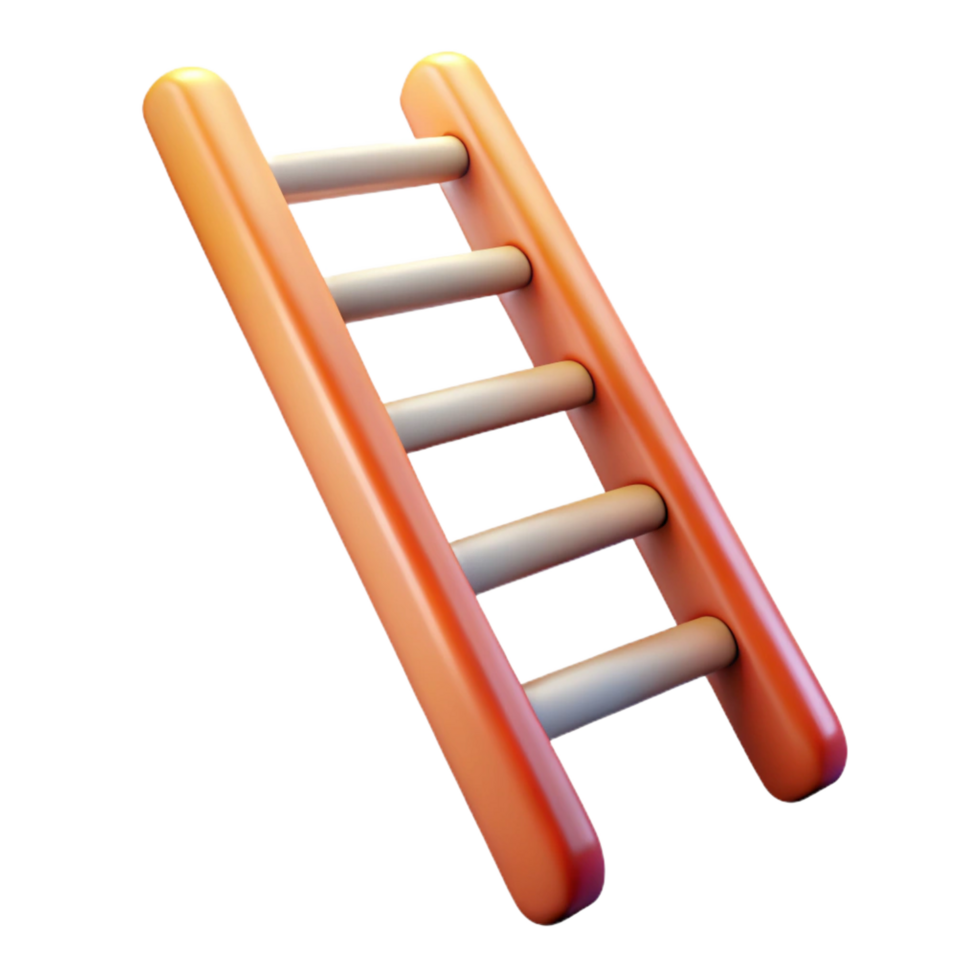playful vibrant Ladder extension with Transparent Background gallery standard png