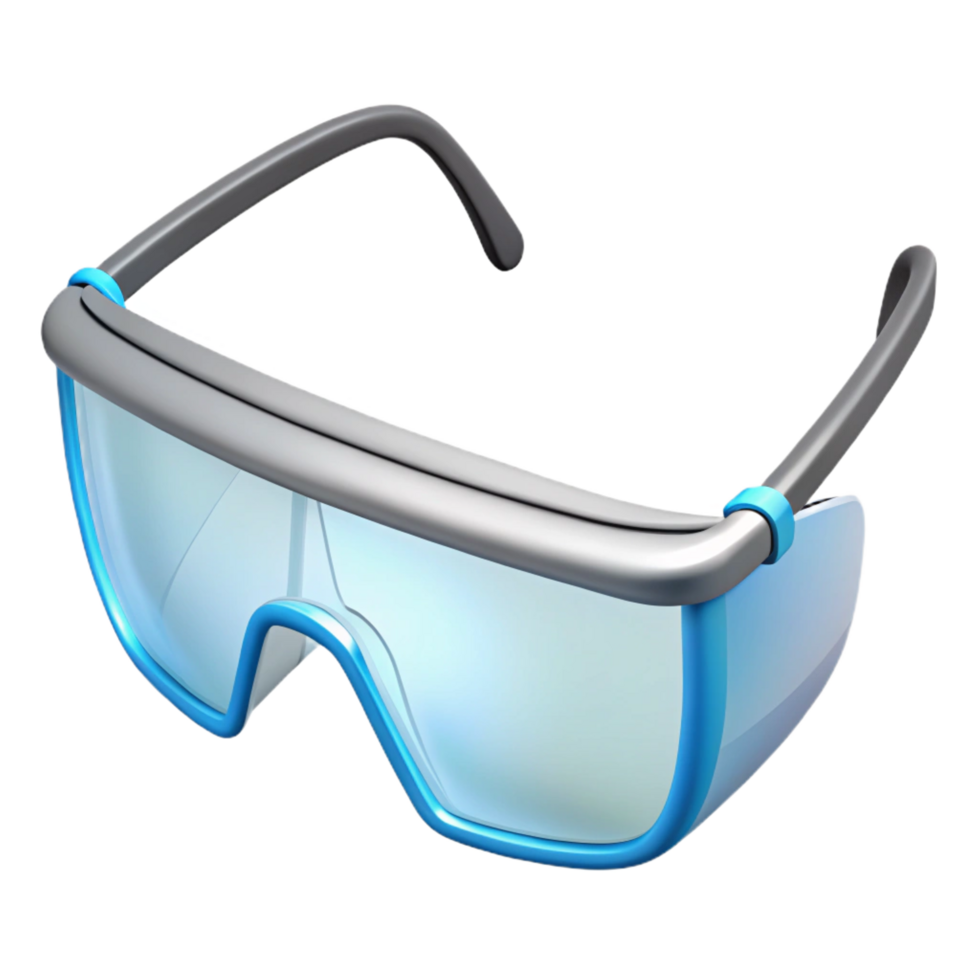 ethereal magnificent Safety glasses, clear lenses, with Transparent Background sharp png