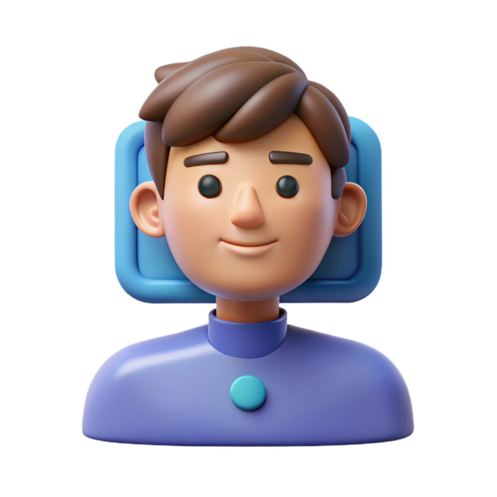 iconic artistic Facial recognition software interface, with Transparent Background artisan png