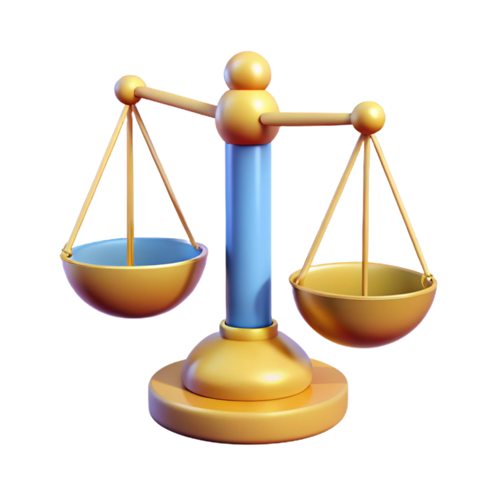 exquisite mysterious tropical A set of scales of justice with Transparent Background handcrafted png