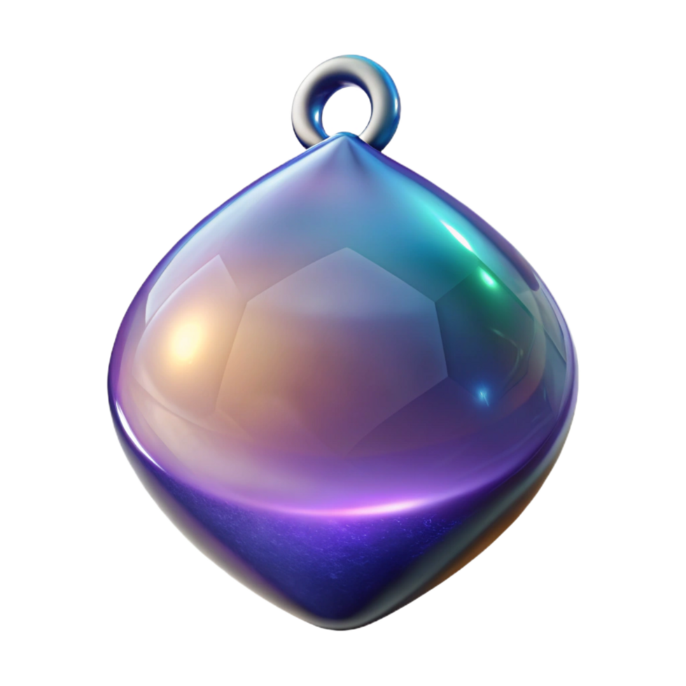 mesmerizing dynamic vintage Photorealistic, ultra-detailed, hyper-specific professional render of a single, isolated nebula gemstone pendant, isolated cutout with Transparent Background detailed png