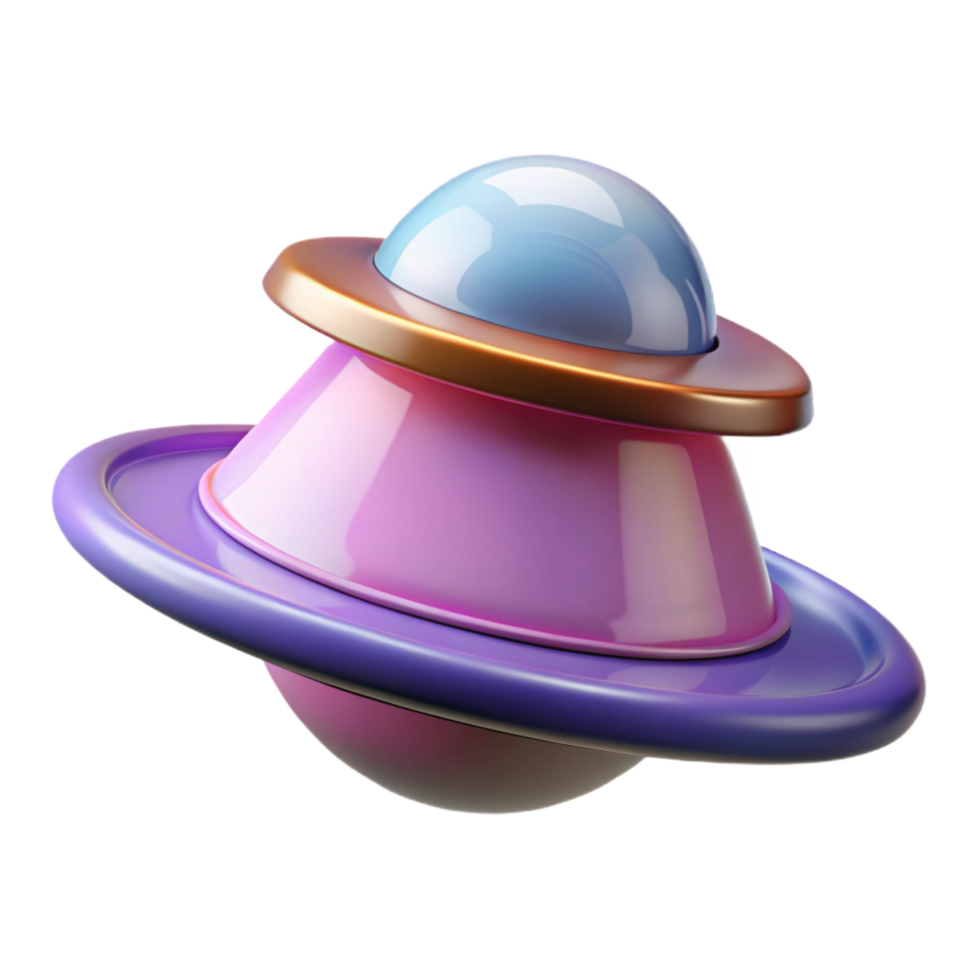 majestic standout Isolated cutout, photorealistic, ultra-detailed render of a single, advanced cloaking device with Transparent Background png
