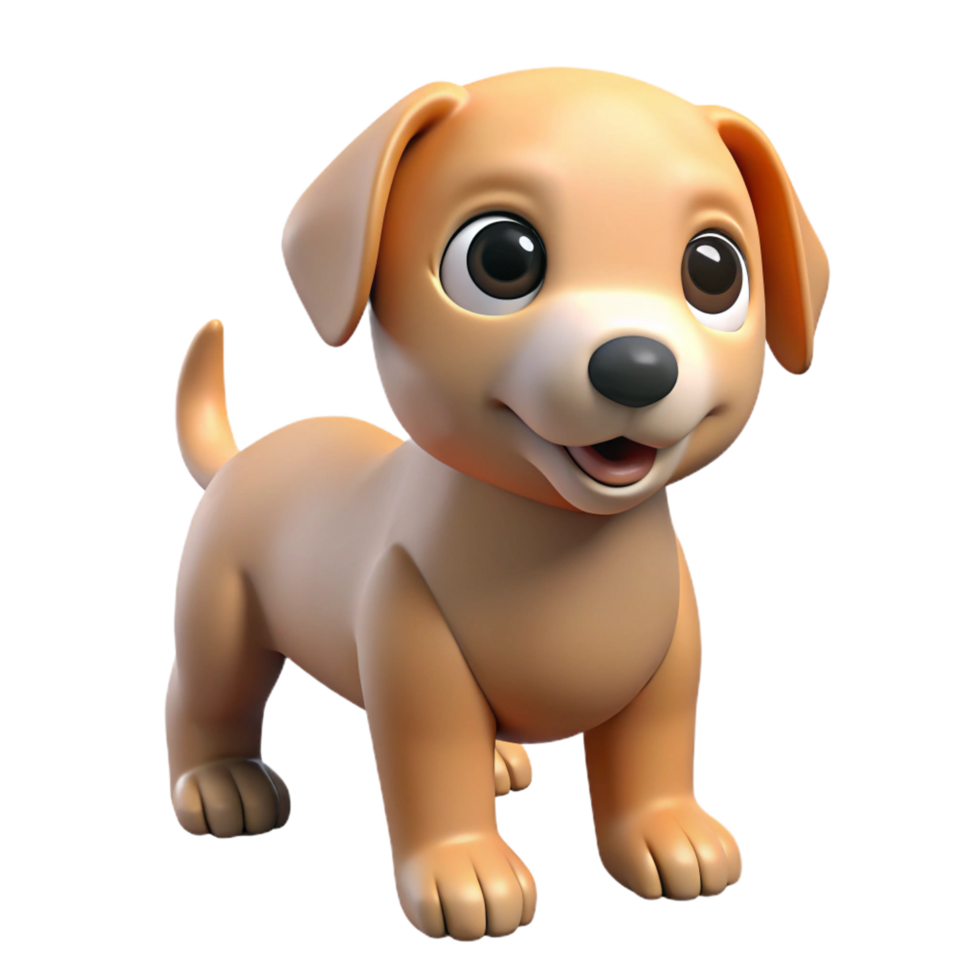 exceptional artistic A puppy with Transparent Background studio quality png