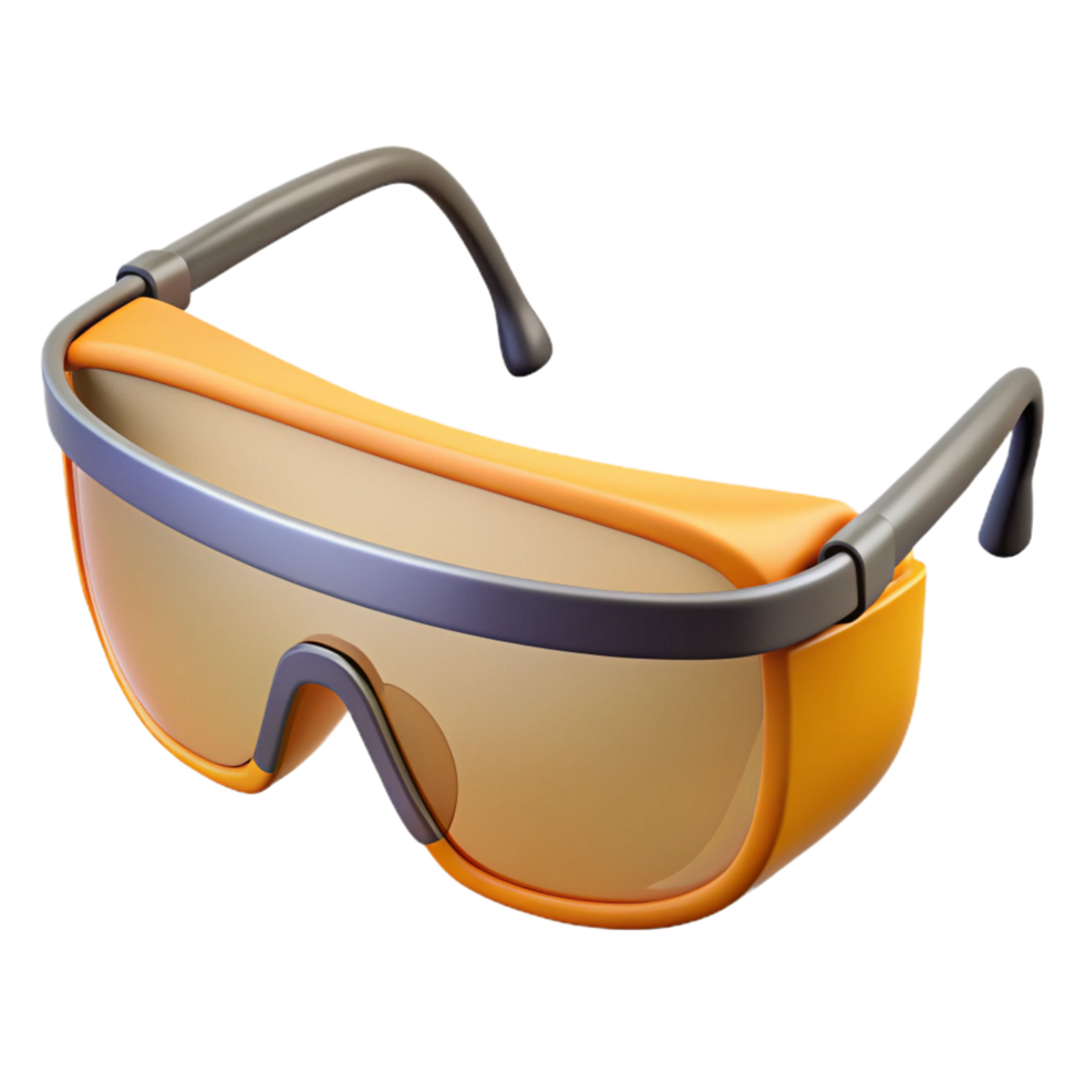 melancholic majestic Safety glasses eye protection, with Transparent Background authentic png