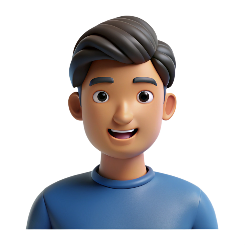 impressive modern Young man with diverse ethnicity, diversity portrait, with Transparent Background precision png