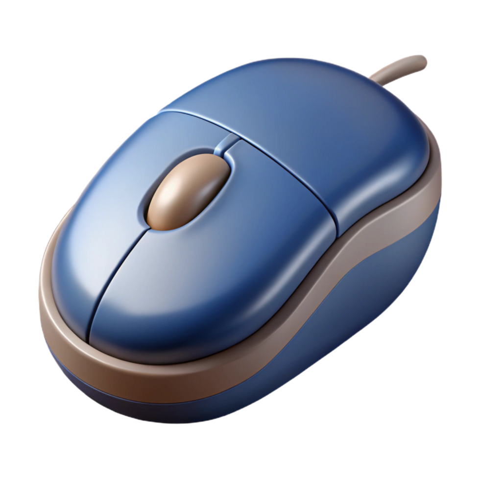 joyful splendid A computer mouse with a scroll wheel with Transparent Background ultra HD png