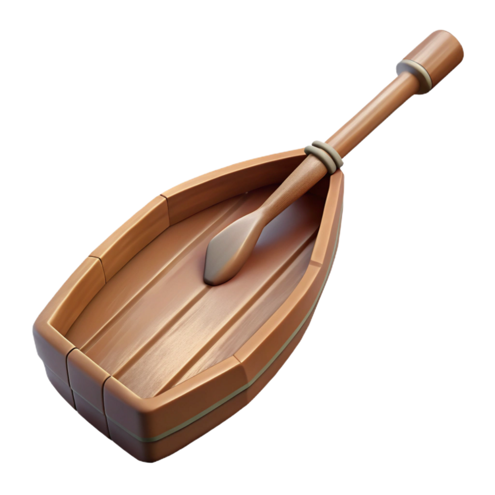 energetic pristine Concept art style, isolated cutout of a single Stygian boat oar, weathered and cracked with Transparent Background gallery standard png