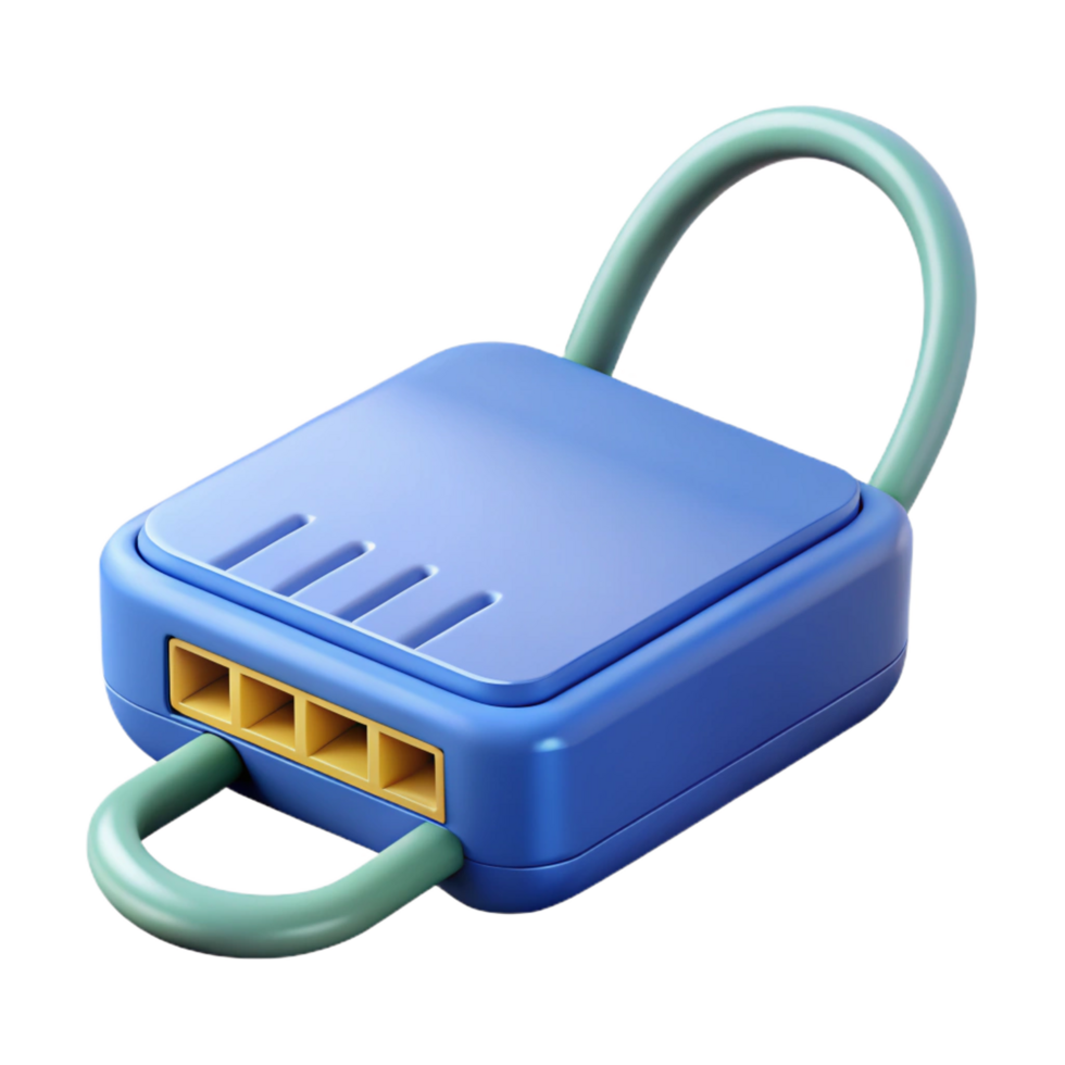 impressionante extraordinário modem com ethernet cabo conectado com transparente fundo png