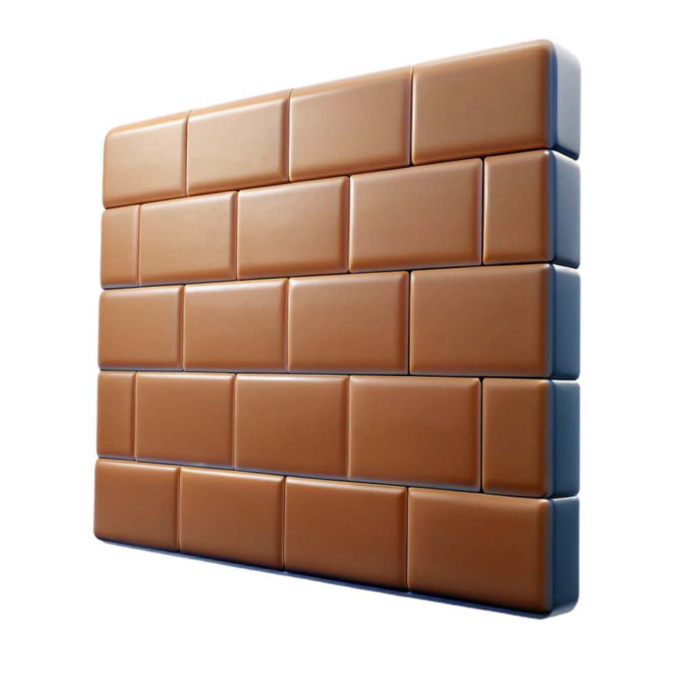 fascinating playful creative Wall tile, subway tile pattern, with Transparent Background masterfully captured png