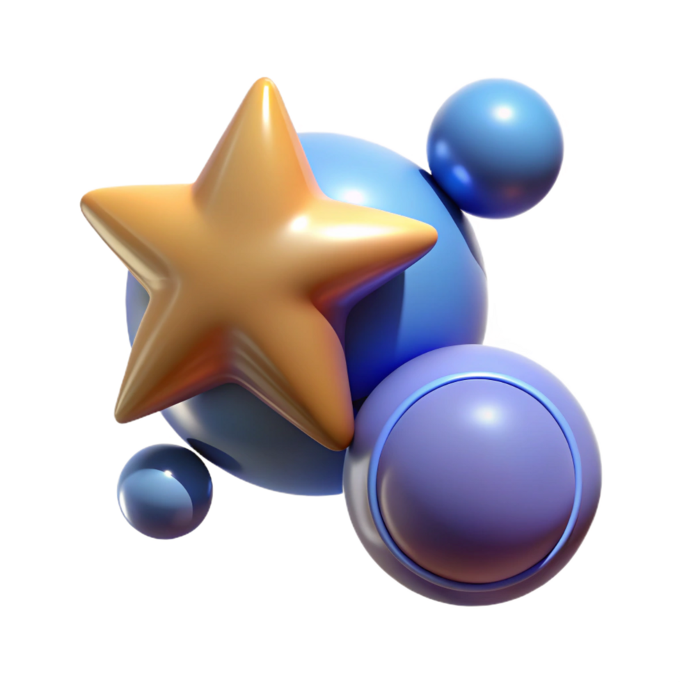 extraordinary distinguished Hyper-specific, photorealistic professional render of a single, binary star system, two stars orbiting each other with Transparent Background png