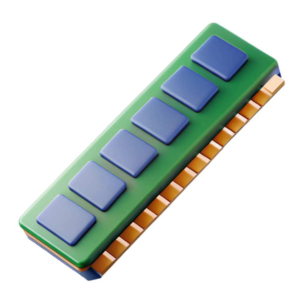 wonderful urban A RAM stick, memory module with Transparent Background elite png