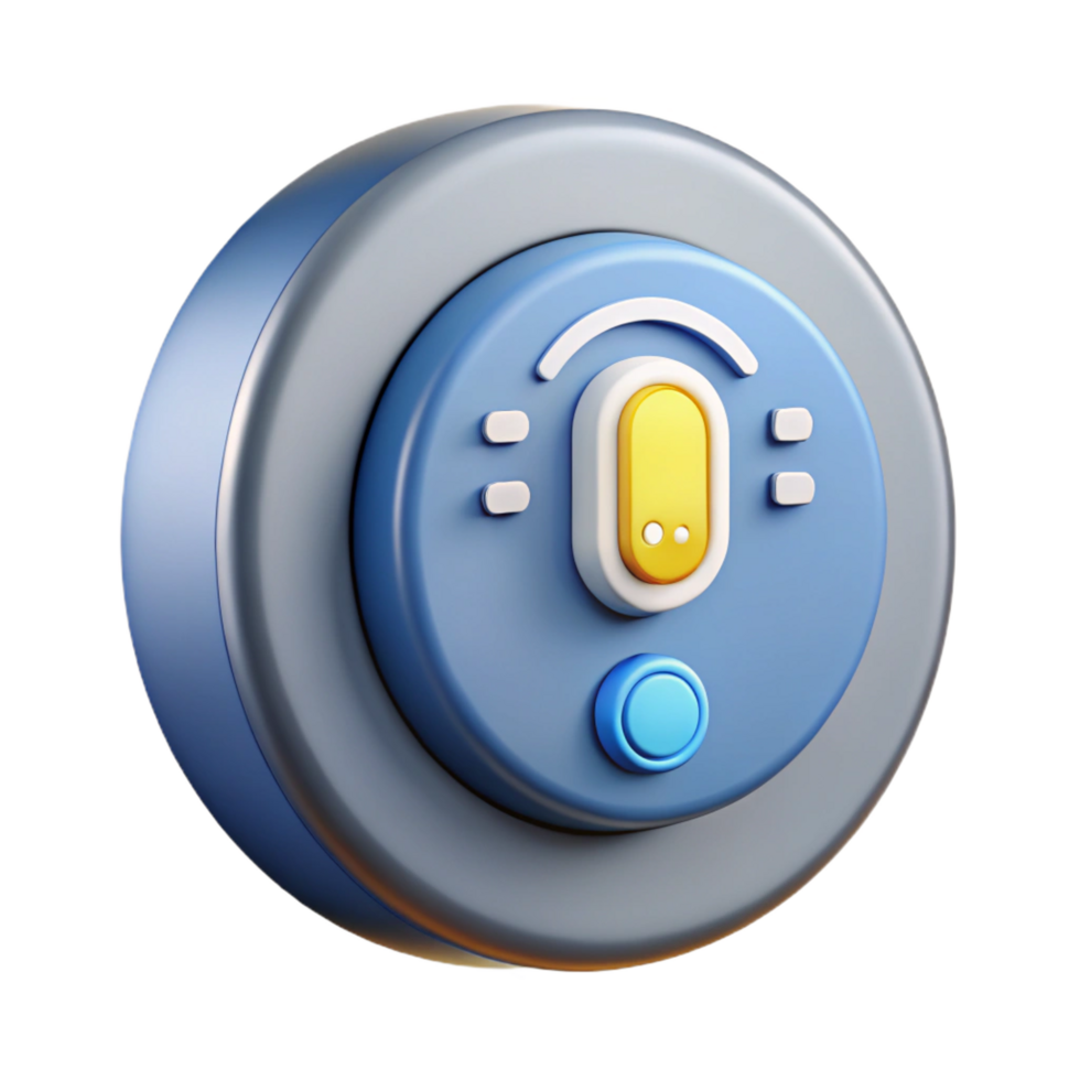 intense wonderful Smart thermostat with Transparent Background museum quality png