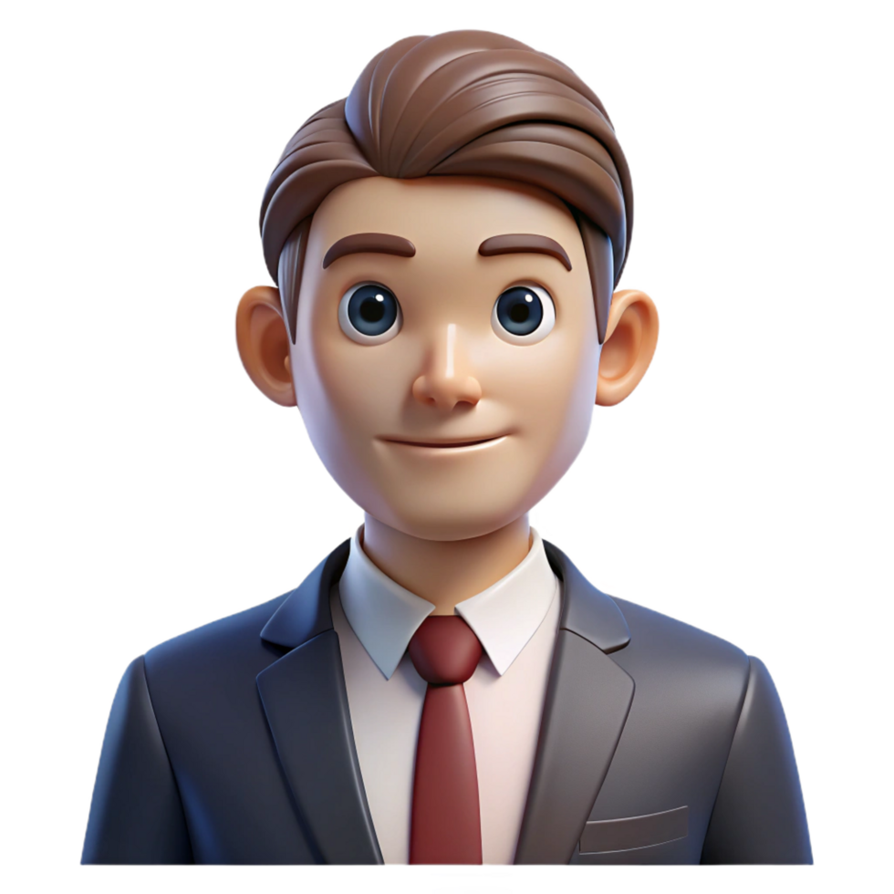 majestic iconic Serious young man in a suit and tie, with Transparent Background png