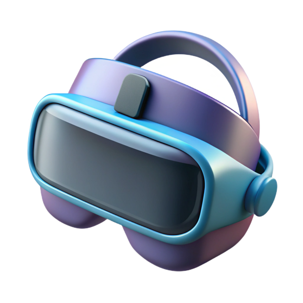 magnificent tropical Virtual reality headset with sleek design and integrated sensors with Transparent Background authentic png