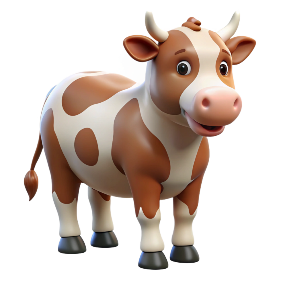 immaculate coveted A cow with Transparent Background png