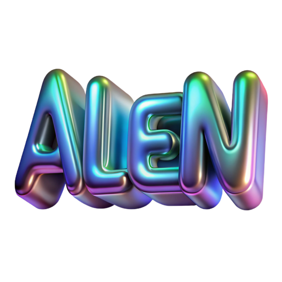 iconic impressionist Concept art style, isolated cutout of a holographic interface displaying alien text, highly detailed, hyper-specific with Transparent Background refined png