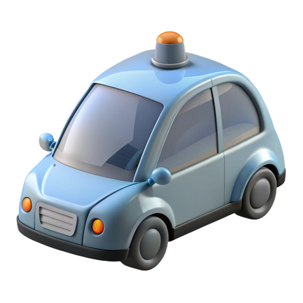 remarkable contemporary Self-driving car with Transparent Background impeccable png