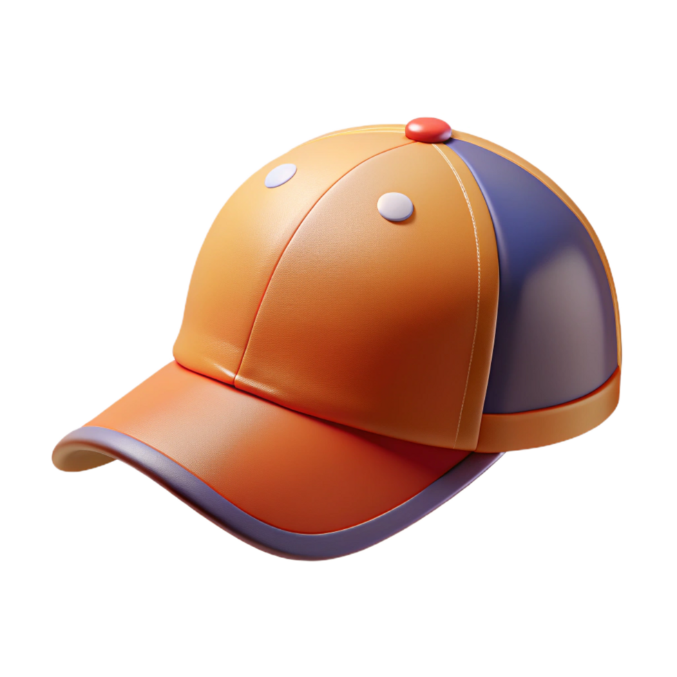 glorious bohemian Baseball cap, embroidered logo, with Transparent Background ultra HD png