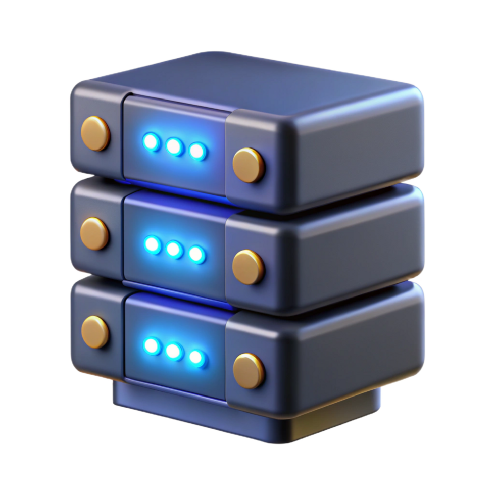 romantic majestic Server rack with blinking lights with Transparent Background handcrafted png
