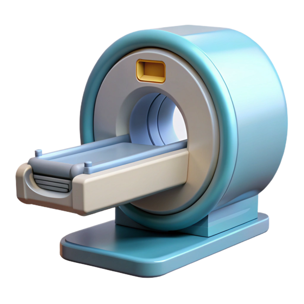 sumptuous harmonious elegant Medical technology MRI scanner with Transparent Background luxury png