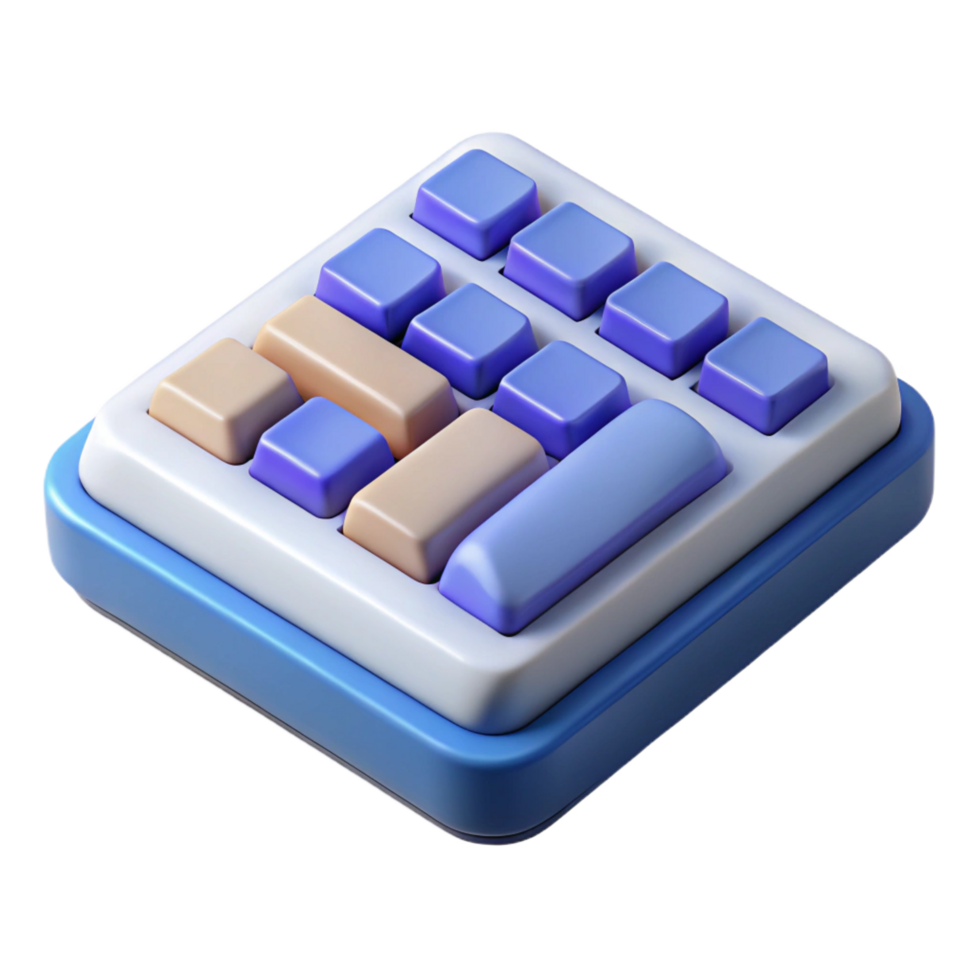 dramatic sought-after Wireless keyboard with numeric keypad with Transparent Background png