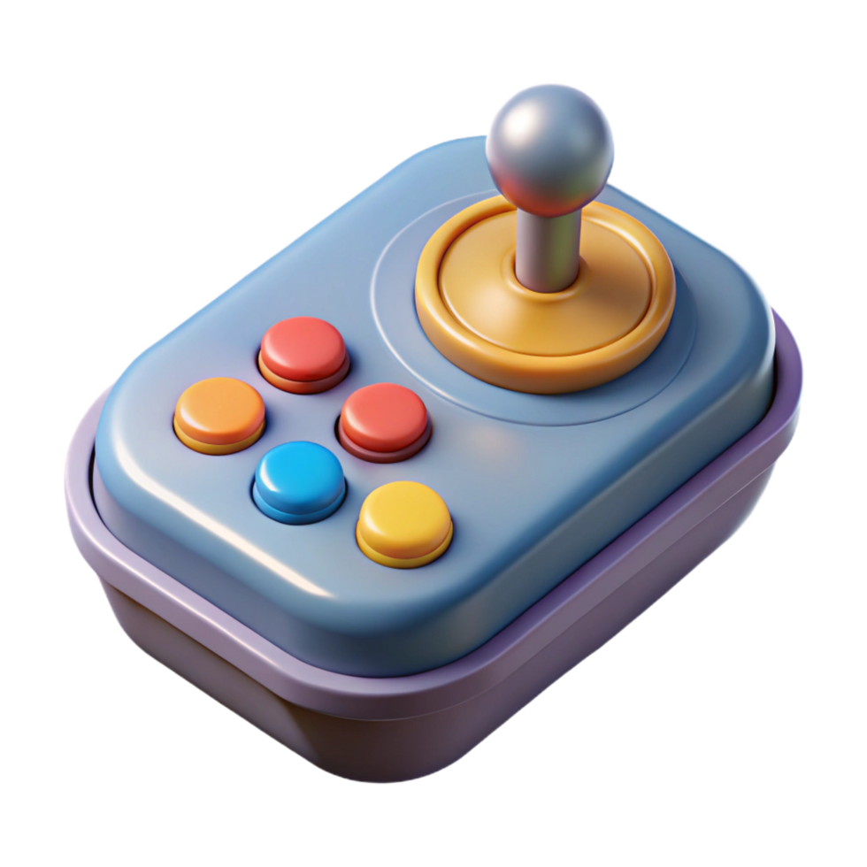 impressive elegant A retro game console controller with Transparent Background genuine png