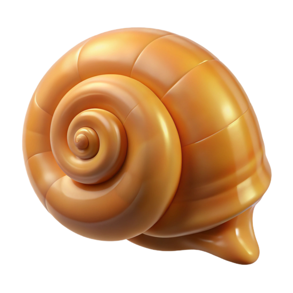 intense picturesque Snail shell with Transparent Background precision png