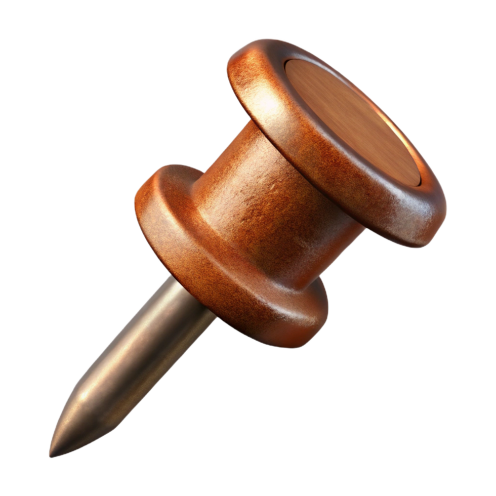 stunning whimsical coastal Ultra-detailed, concept art style rendering of a single, rusted iron nail with Transparent Background sharp png