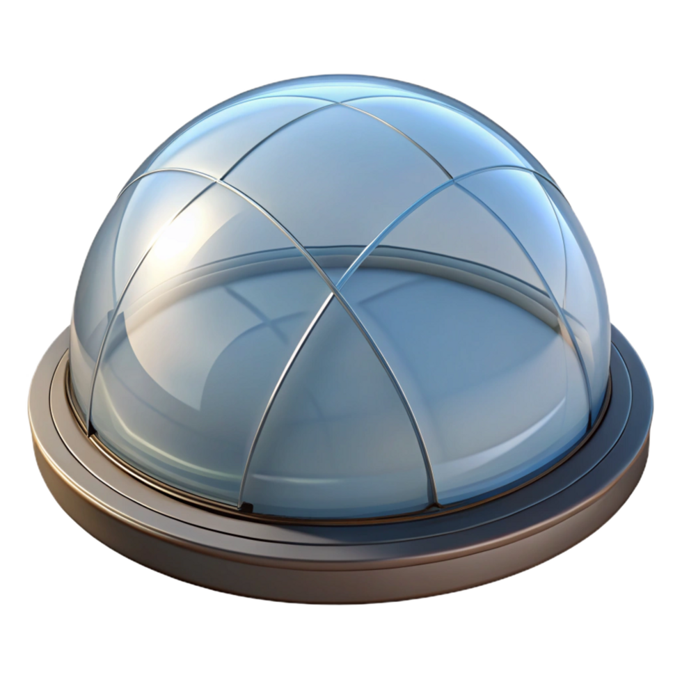 sumptuous calm industrial Skylight dome with Transparent Background handcrafted png