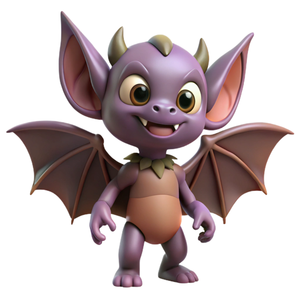 immaculate joyful victorian A small, mischievous imp with bat wings, with Transparent Background sharp png