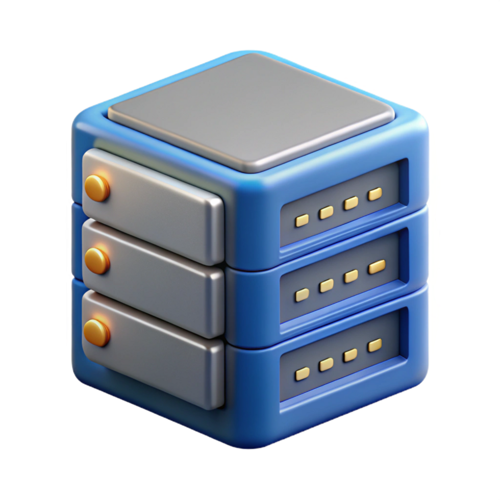 immaculate victorian Data center server with Transparent Background masterfully captured png