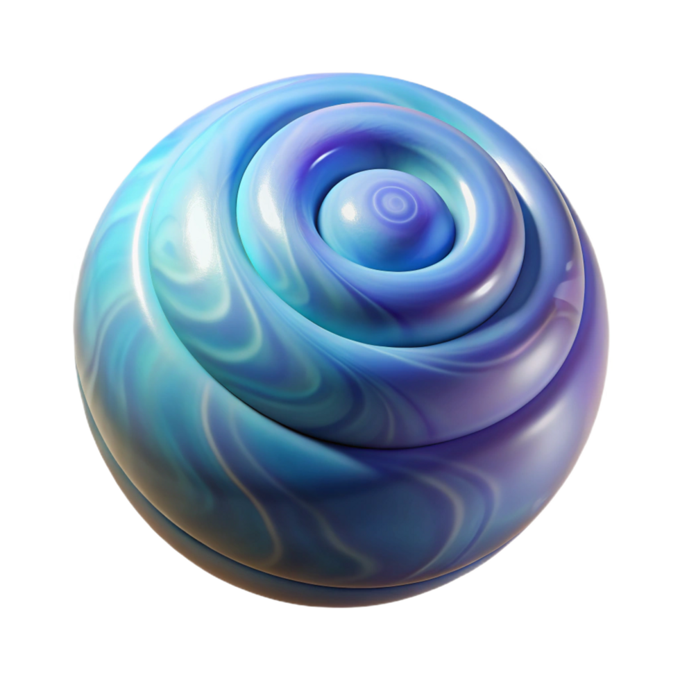 elegant timeless Photorealistic, ultra-detailed, isolated cutout of a single, professional render, swirling galaxy marble with Transparent Background png